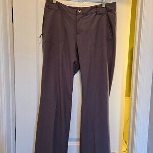 Women's Eddie Bauer fleece-lined pants, sz 8; color gray